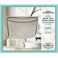 thumbnail image 5 of Good Housekeeping Buckingham (90069) Decorative 100 CFM 2.0 Sones Bathroom Ventilation Exhaust Fan with Light & Night-Light (Matte White), 5 of 9