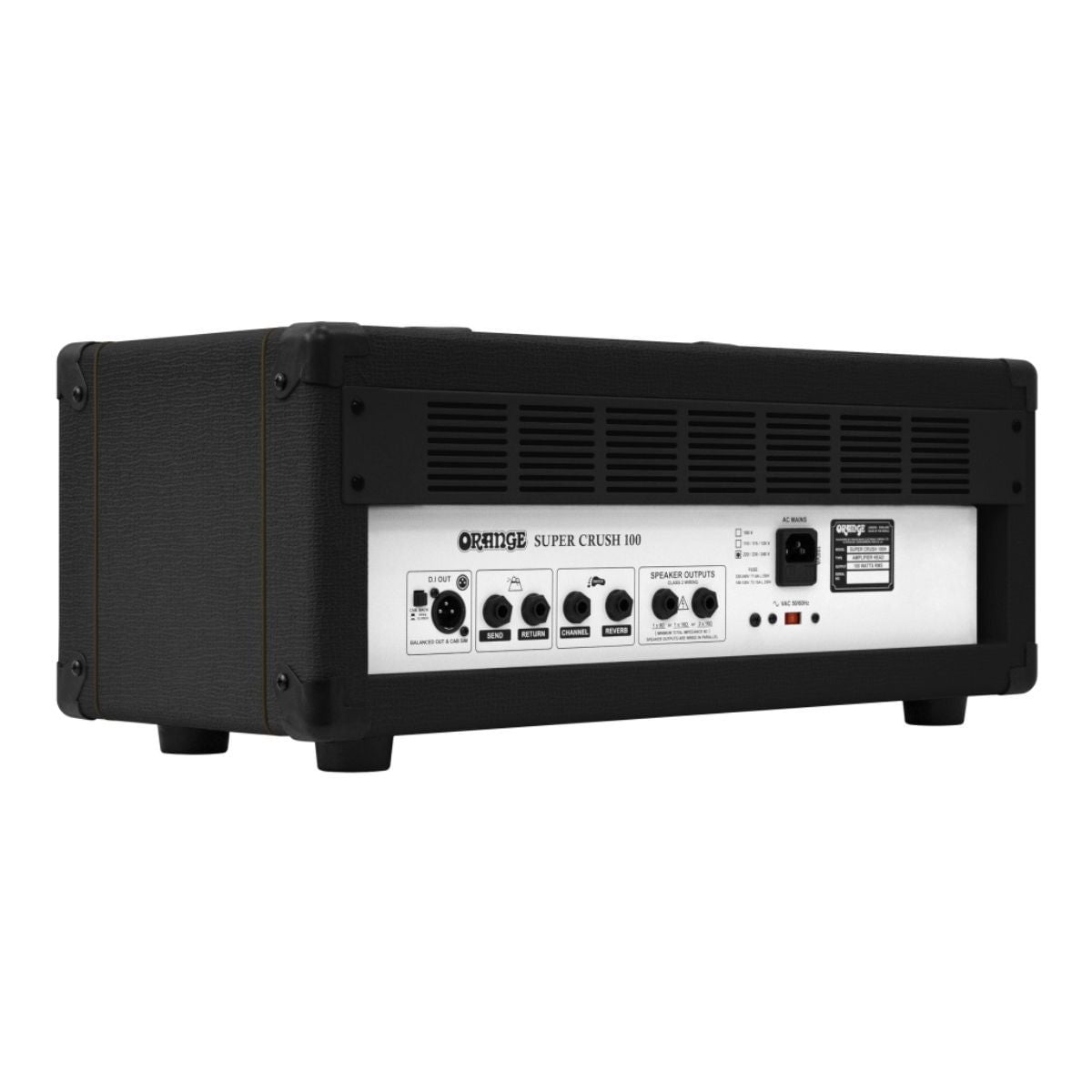 Orange Amplification Super Crush 100 Guitar Amplifier Head (Black)