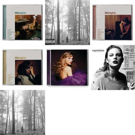 Midnights (X) (Jade Green CD) & Folklore (X) & Midnights (X) (Blood Moon CD) & Midnights (X) (Mahogany CD) & Speak Now (Taylor's Version) (2CD) & Reputation & Folklore (Edited)