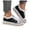 Black, variant on Winter Fashion Sneakers for Women Warm Rhinestone Platform Walking Shoes Lace up Fleece Lined Low Top Ankle Boots Black 7