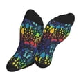 thumbnail image 5 of KLL Magical Mushrooms and Flowers Print Cool Socks Men's Women's Crew Socks Funny Crazy Novelty Stockings, 5 of 7