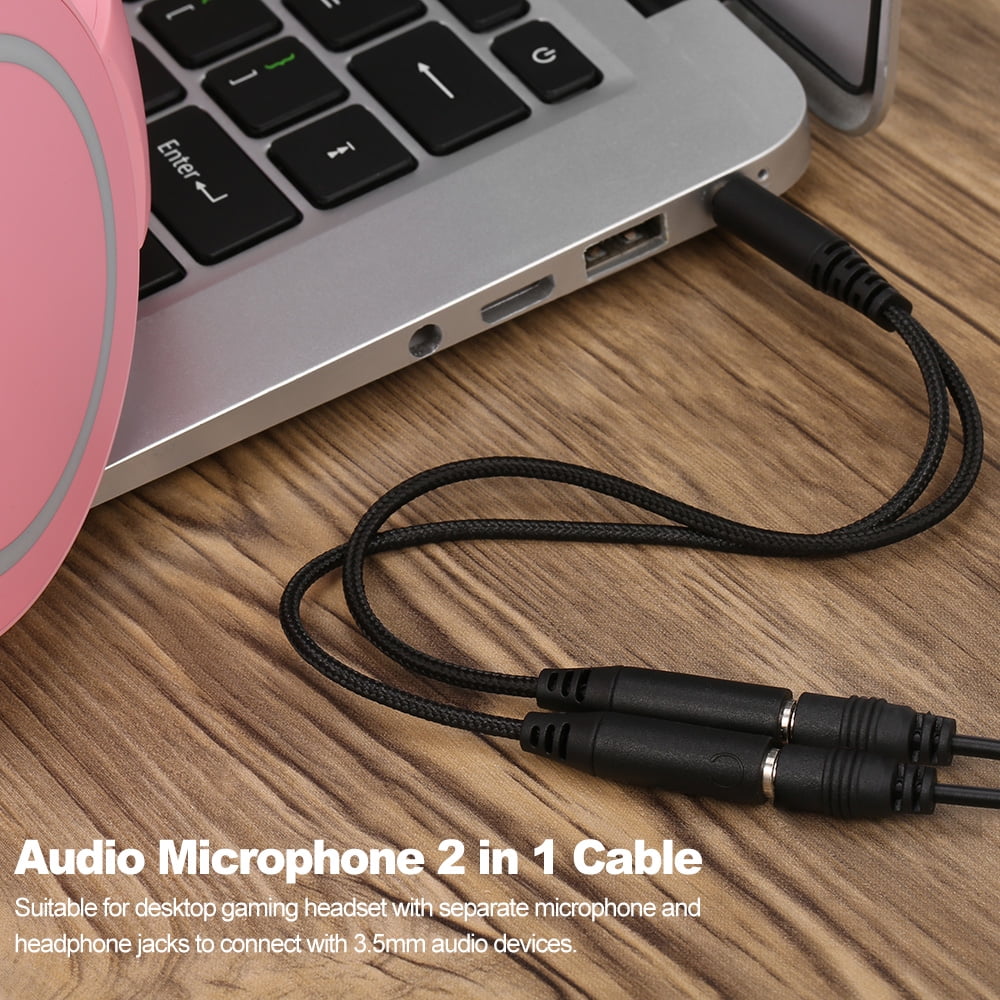 laptop with separate mic and headphone jack