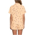 thumbnail image 4 of Halloween Women's Notched Top and Shorts Pajama Set, 4 of 5