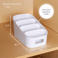 thumbnail image 5 of YouCopia ShelfBin Packet Organizer, 4-Tier Stairstep Divided Bin Storage Caddy, 5 of 9
