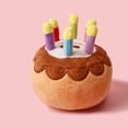 thumbnail image 4 of Safe Bone Shape Birthday Cake Bite Resistant Durable Dog Accessories Dog Toy Furry Toys Puppy Chew Toy 3, 4 of 8