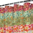 thumbnail image 3 of Waterproof Boho Style Shower Curtain 72x72 Inch Bohemian Colorful Floral Shower Curtains for Bathroom Hotel Home Decor with 12 Hooks, 3 of 5