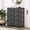 Gray, variant on 8 Drawers Fabric Dresser, Nightstand With Wide Chest Of Drawers,Storage Tower Storage Dresser Closet For Living Room, Bedroom, Hallway, Black