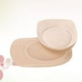 thumbnail image 3 of WASHWEPE 1 Pair Heel Support Cup Pads for Women Khaki Half Pad 9.6x3.7x0.4in, 3 of 8