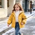 thumbnail image 5 of OGLCCG Girls Winter Coat Fleece Lined Hooded Puffer Jacket with Pockets Warm Full Zip Thick Parka Coats,Size 1-7, 5 of 8