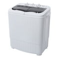 thumbnail image 5 of DFITO Twin Tub Mini Portable 14.3 lbs. Washing Machine and Dryer Spin Dryer Combo for Apartments, White, 5 of 9