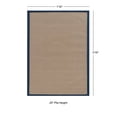 thumbnail image 3 of Contemporary Home Living 1.75' x 2.75' Tufted Solid Bordered Area Throw Rug - Tan and Blue, 3 of 7
