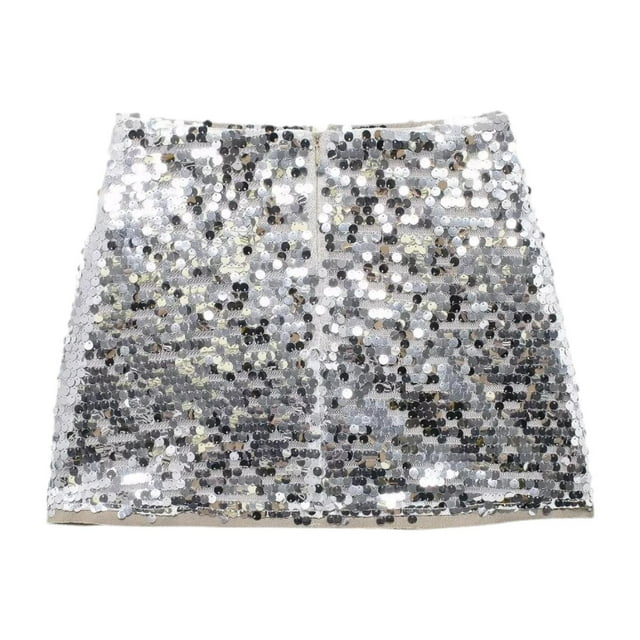 Falda de lentejuelas para mujer, falda de baile, falda de fiesta para invitadas a bodas en clubes y playas. L