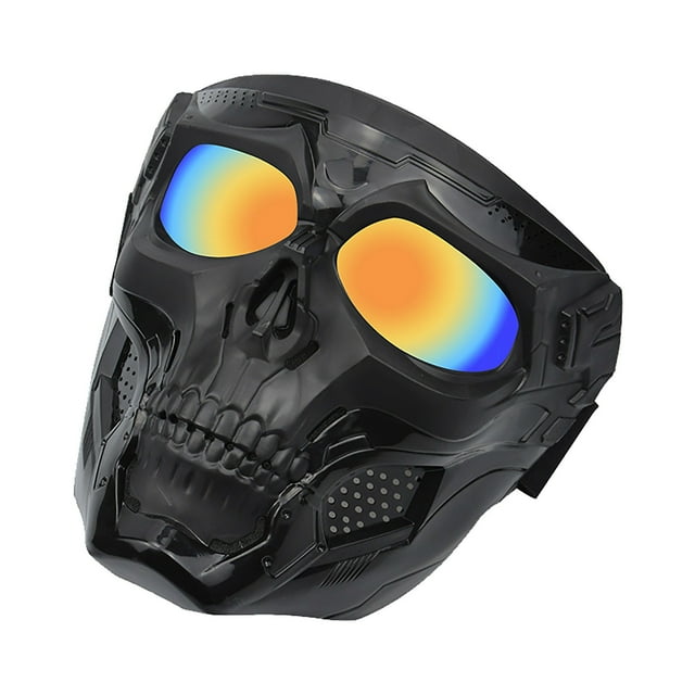 Yousi A Mask, Windproof Outdoor Motorcycle Cross-Country Goggles Motorcycle Skull Helmet Mask