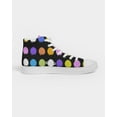 thumbnail image 6 of Glow up Gear Dots Women's Hightop Canvas Shoe, 6 of 8