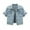 Light Blue, variant on Dyfzdhu Denim Jackets for Women 3/4 Sleeve Button Down Cropped Jean Jacket Junior Lightweight Outerwear Pink