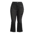 thumbnail image 5 of Terra & Sky Women's Plus Size Cropped Bootcut Jeans, 5 of 5