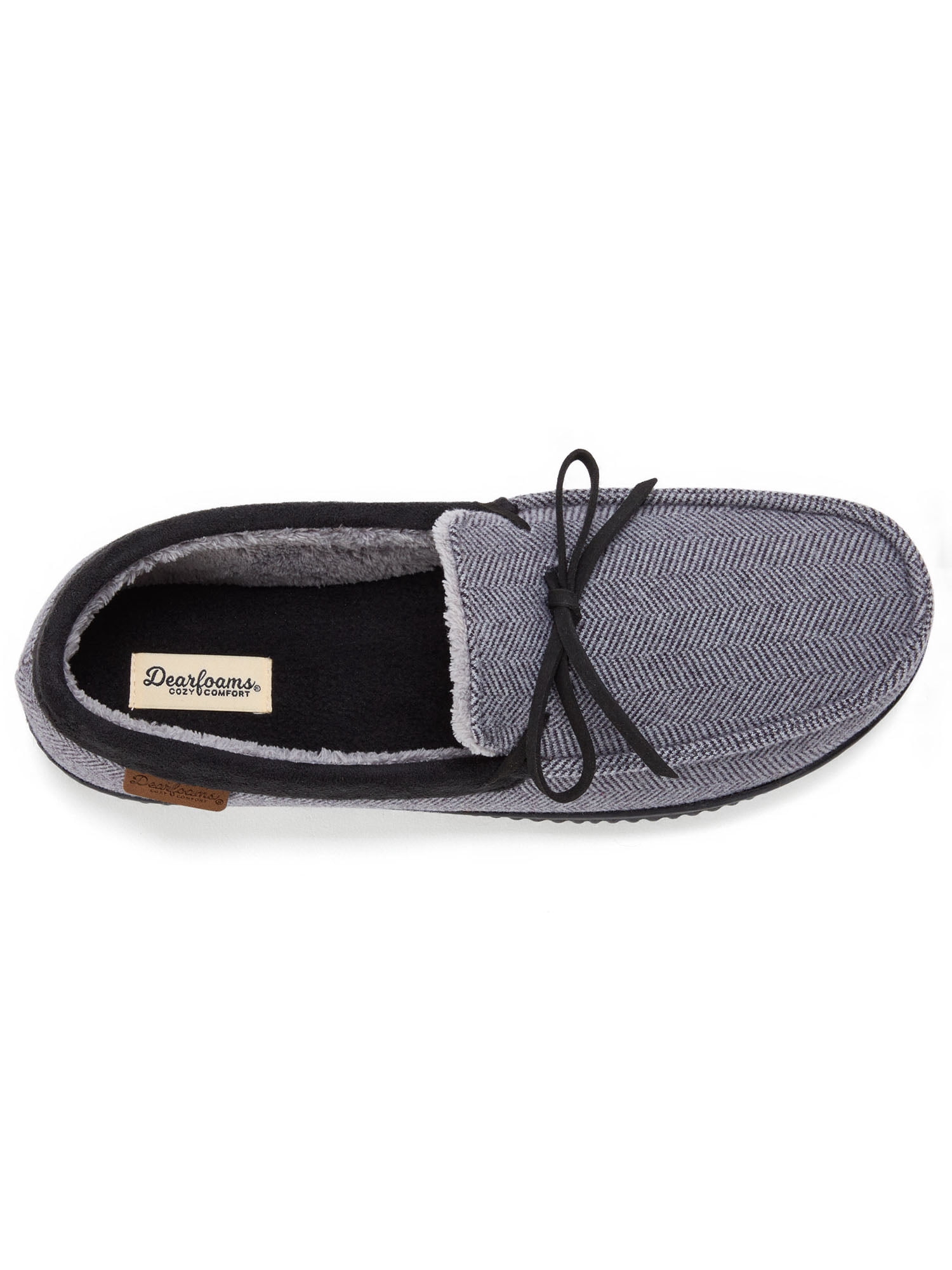 Dearfoams Cozy Comfort Men's Moccasin Slippers