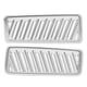 thumbnail image 1 of 2 piezas de decoración interior de cubierta de ventilación de aire acondicionado con volante a la derecha para Harrier Venza XU80 2020 2021 Argent mat, 1 of 5