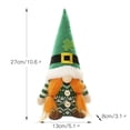 thumbnail image 4 of 2PCS St. Patrick's Day Gnome Irish Gnome Ornaments Set Green Irish Leprechaun Tomte Gnomes Doll Nordic Elf Figurine Home Decoration Ornaments, 4 of 6