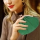 thumbnail image 4 of Monedero elegante de cuero de gran capacidad, lindo monedero, billetera verde, 4 of 5