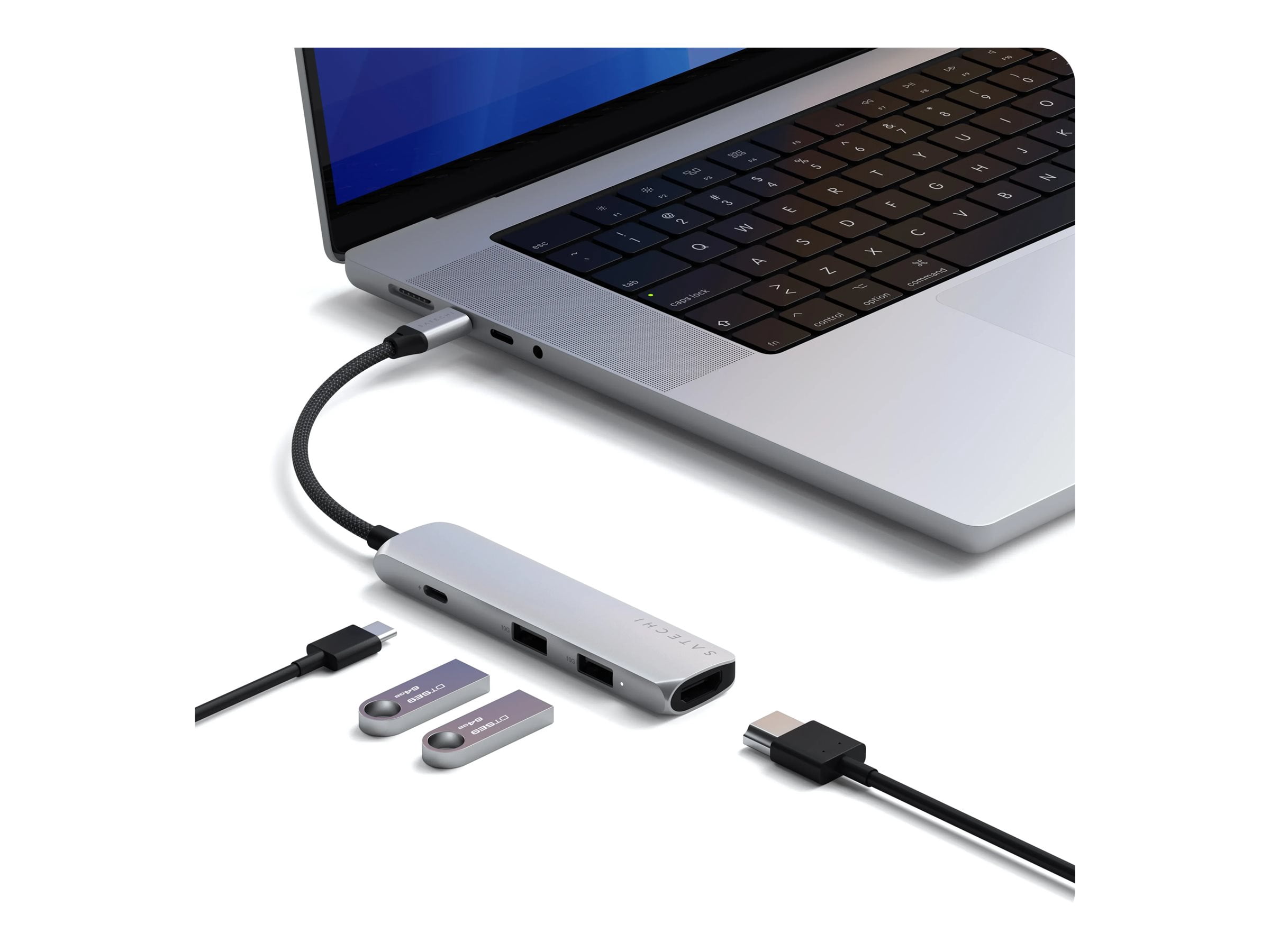4-in-1 USB-C Slim Multiport Adapter 4K