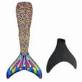 thumbnail image 1 of Adult Reinforced Mermaid Tail for Swimming - Monofin Included (2023), 1 of 5