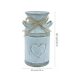 thumbnail image 3 of Heart-shaped Galvanized Sheet Garden Plating Flower Pot Home Decoration Vase, 3 of 6
