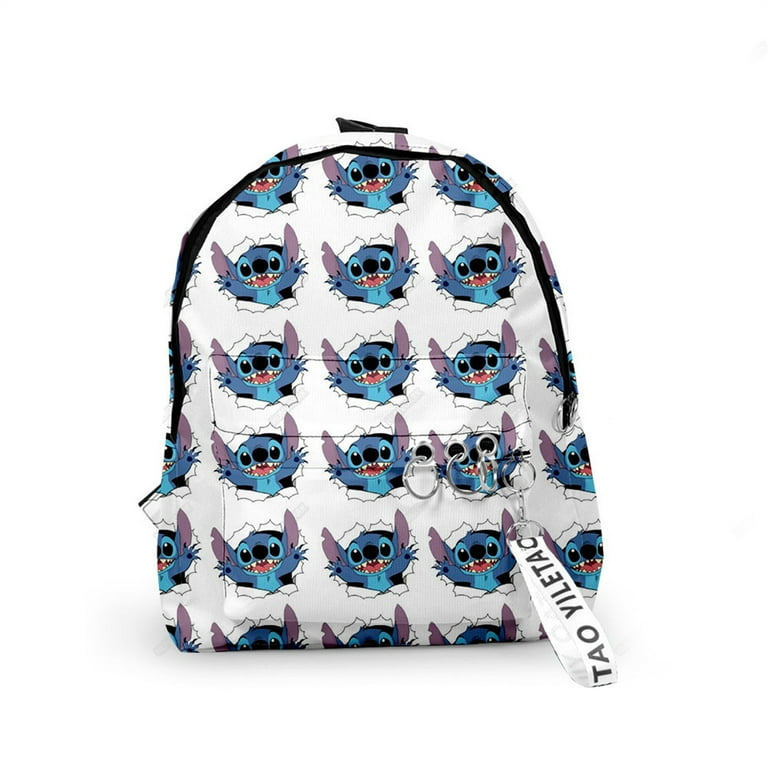 Cartoon Lilo Stitch Children Backpack Space Galaxy Casual School Bags Starry Night Laptop Travel Backpacks 8