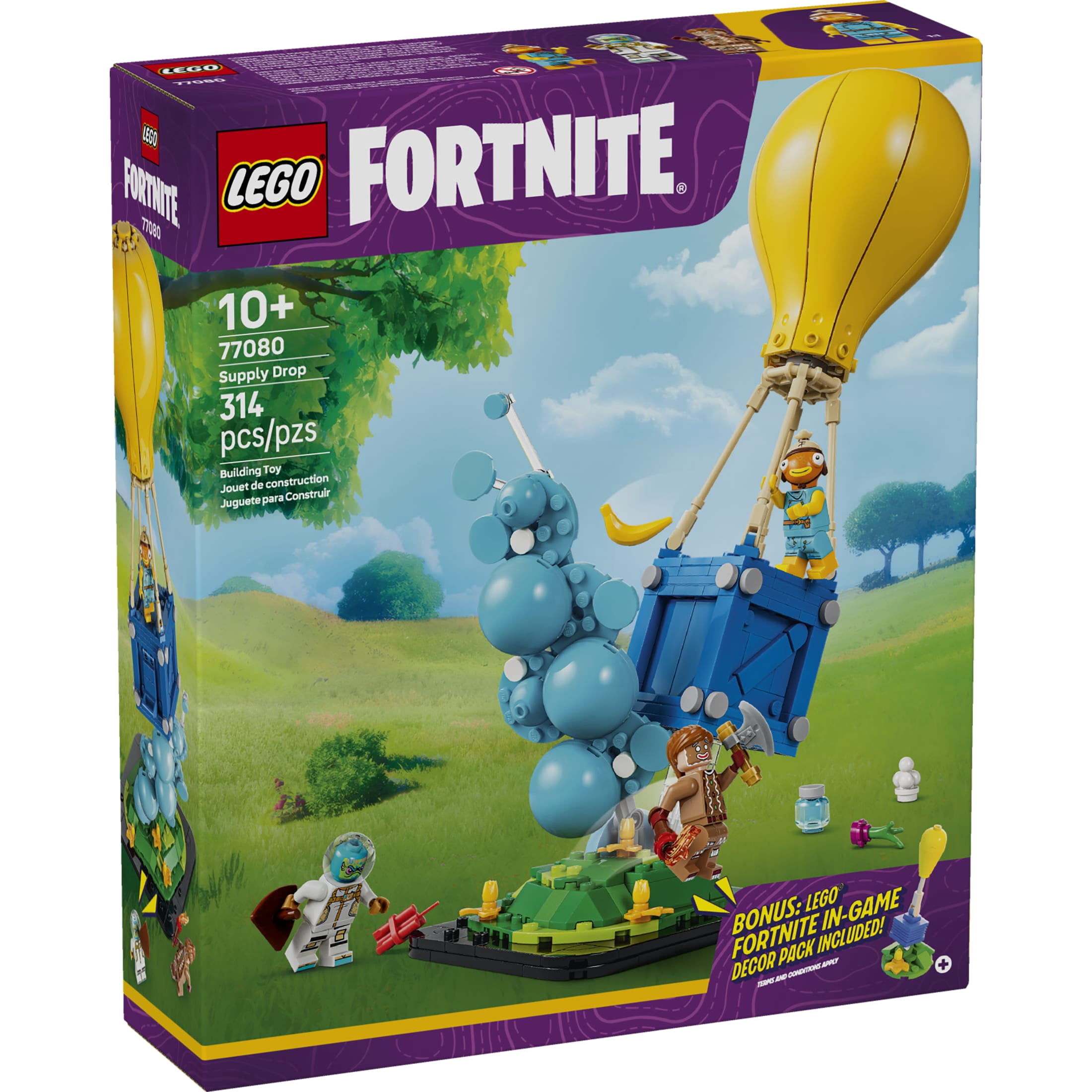 LEGO Fortnite Supply Drop - Building Toy for Boys & Girls, Ages 10+ - Fortnite Toy for Kids - Gift for Gamers - Detailed Model - 77080