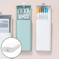 thumbnail image 4 of 2 Piezas Organizador Cajón Oculto Debajo del Escritorio Soledad Bandeja Almacenamiento Hogar Oficina, 4 of 10