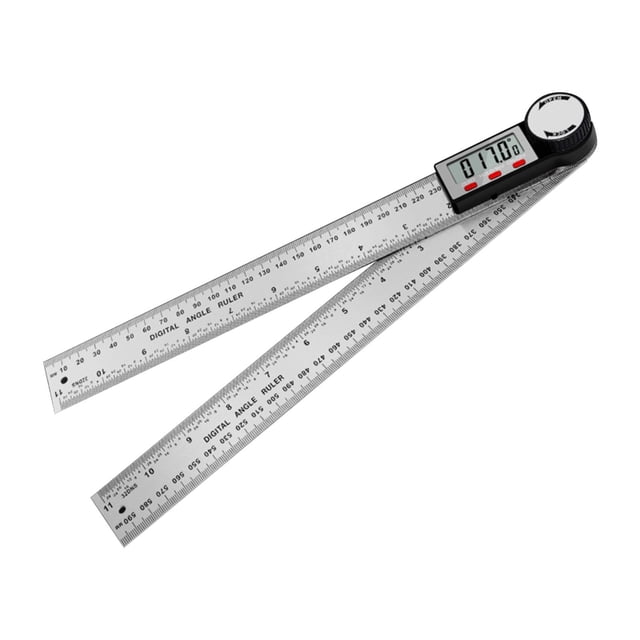 Liquidation! beishanbush Protracteur Règle d'Angle Numérique Nouvelle Règle de Précision 2 en 1 & Instrument de Mesure d'Angle Numérique Protracteur Règle de Mesure Multi-Angle Outil de Mesure Taille Unique Multi-Couleur