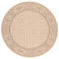 thumbnail image 2 of Safavieh Courtyard Derek Oriental Indoor/Outdoor Area Rug, Natural/Brown, 6'7" x 6'7" Round, 2 of 9