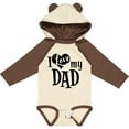 thumbnail image 3 of Inktastic I Love My Dad Boys or Girls Long Sleeve Baby Bodysuit, 3 of 5