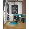 thumbnail image 3 of Epic Graffiti 'Police Uniform Cap Blueprint Patent Chalkboard' Canvas Wall Art, 26"x40", 3 of 3