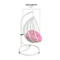 M&M Sales Enterprises Polyester Hanging Egg Chair with Cushion and