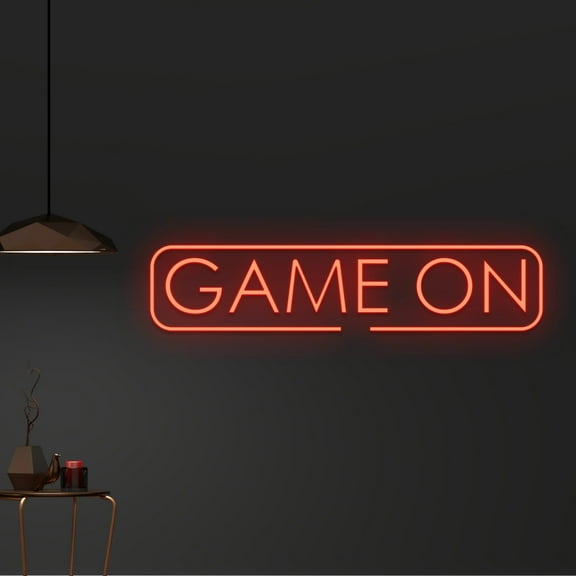 Handmadetneonsign Custom Game On Neon Sign, Custom Gamer Name LED Light, Game Player Neon Light