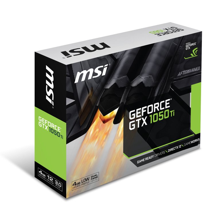 MSI GeForce GTX 1050 Ti 4GB LP GDDR5 Graphics Card - Walmart.com
