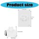 thumbnail image 3 of 50Pieces Heart Shape Table Setting Number Cards Wedding Table Name Cards For Table Setting Wedding Christmas Banquets White, 3 of 5