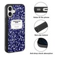 thumbnail image 2 of WIRESTER Shockproof Soft Rubber Cover Case for Apple iPhone 16 6.1" 2024, Blue Composition Book, 2 of 5