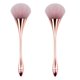 thumbnail image 1 of 2 brochas grandes para polvos minerales, brochas de maquillaje Kabuki bronceadoras, brochas profesionales para polvos y brochas para colorete para maquillaje diario, oro rosa, 1 of 6