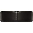 thumbnail image 3 of Stainless Steel Polished Brushed Center Black Ip 8mm Beveled Edge Band (Size 7) Made In China sr324-7, 3 of 5