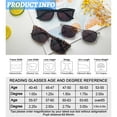 thumbnail image 6 of OCCI CHIARI Women's Reading Sunglasses 1.75 Sun Glasses Readers 1.0 1.25 1.5 1.75 2.0 2.25 2.5 2.75 3.0 3.5 4.0 5.0 6.0 (Transparent)UV400 Protection Anti Blue Ray Outdoors Arylic Lens, 6 of 6