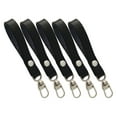 thumbnail image 1 of 5 x Zipper Handles Zipper Pull Ends Faux Leather Zipper Pulls Zipper Repair s Black, 1 of 9