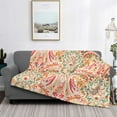 thumbnail image 2 of Yiaed Indian Paisley 1 Print Blanket Throw Blanket Soft Cozy Flannel Blanket for Home Bed Sofa Couch Chair-80"x60", 2 of 6