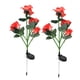 thumbnail image 2 of Luz De Rosa De Césped, Luz De Rosa Solar 6LED Viva Para Exteriores Para Patio OTVIAP Rojo, 2 of 8