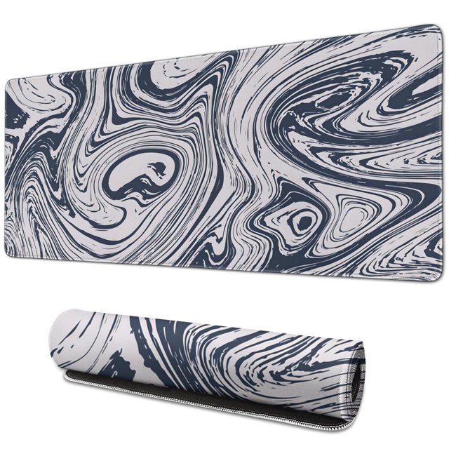 31.5x11.8inch Gaming Mouse Mat - Fluid Pattern for Full Desk Coverage and Stylish Look