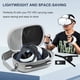 thumbnail image 1 of Soporte De Diadema Banda para la cabeza ajustable Accesorios de fijación de presión reducida PU suave para Sony PS VR2, 1 of 6