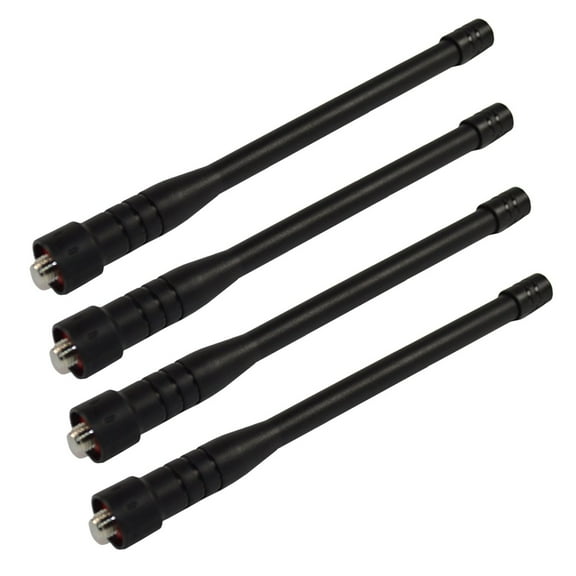 HQRP 4-Pack UHF High Gain Antenna For Motorola PTX700, PRO7550, PRO7750, PTX760, PTX760PLUS, SP10