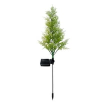 Solar Powered Christmas Tree LED String Lights, 70cm Outdoor Garden Decorative Lights with 2 Modes for Festive Courtyard & Patio Ambiance (Size/Colour as Pictured)