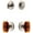 Polished Nickel, variant on Grandeur 828778 Circulaire Solid Brass Single Cylinder Keyed Entry Knobset And Deadbolt